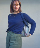 Zaino Tasca Segreta XL in similpelle e twill di cotone, schizzi e macchie di colore