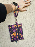 Pochette a due tasche con polsiera, fantasia Sabrina