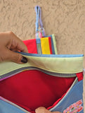 Pochette impermeabile con toppa motivazionale, 3 varianti