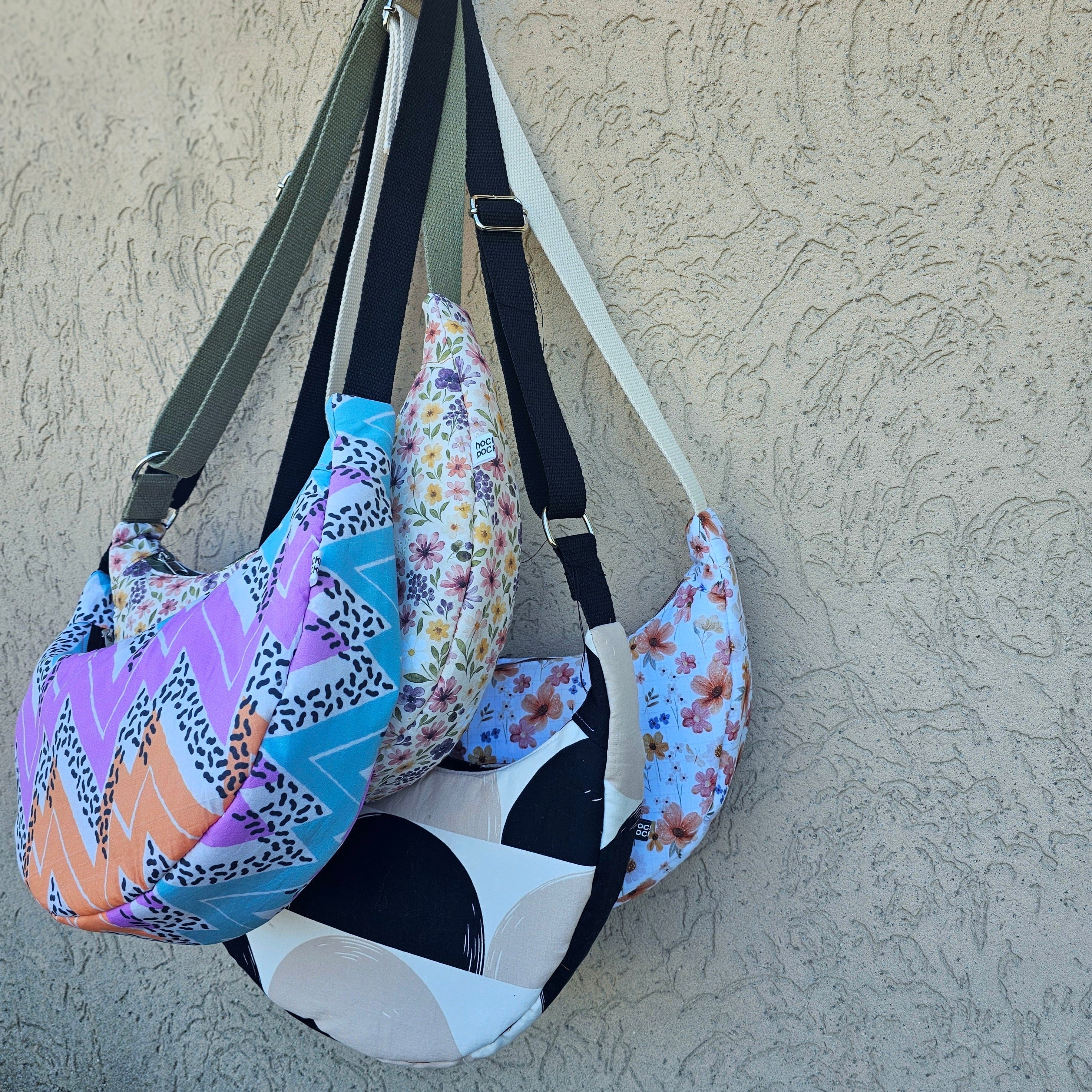 Come sono nate le Moon Bag Hockety Pockety: una forma amata, stoffe che raccontano storie