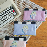 Pochette artigianale con interno impermeabile – Collezione Jessica Fletcher