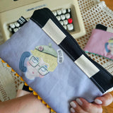Pochette artigianale con interno impermeabile – Collezione Jessica Fletcher
