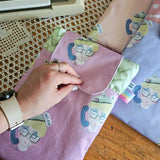 Cover Libri Artigianale con Tasca e Chiusura Magnetica | Custodia Libri Handmade