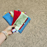 Mini pochette multiuso in tessuto tecnico impermeabile, 3 varianti