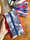 Astuccio da agenda con elastico, in cotone, 9 fantasie diverse