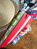 Astuccio da agenda con elastico, in cotone, 9 fantasie diverse