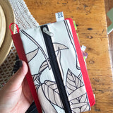 Astuccio da agenda con elastico, in cotone, 3 fantasie diverse