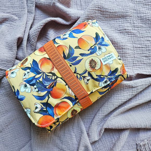Fasciatoio da viaggio impermeabile, fantasia Nettarine arancio