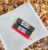 Astuccio da agenda con elastico, in velluto e tessuto fantasia, 5 fantasie