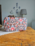Organizer artigianale Fiaba Nordica in cotone – imbottito con interno impermeabile | fatto a mano