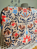 Organizer artigianale Fiaba Nordica in cotone – imbottito con interno impermeabile | fatto a mano