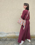 Bauletto Artigianale Floreale con Tracolla Regolabile | Borsa Handmade Hockety Pockety
