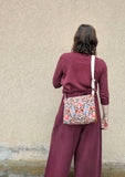 Bauletto Artigianale Floreale con Tracolla Regolabile | Borsa Handmade Hockety Pockety