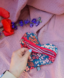 Pochette a cuore artigianale, fatta a mano