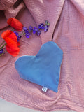 Pochette a cuore artigianale, fatta a mano