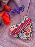 Pochette a cuore artigianale, fatta a mano
