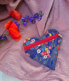 Pochette a cuore artigianale, fatta a mano