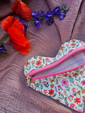 Pochette a cuore artigianale, fatta a mano