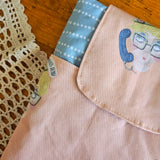 Cover Libri Artigianale con Tasca e Chiusura Magnetica | Custodia Libri Handmade