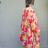 Kimono in viscosa "Fiori di Maui"