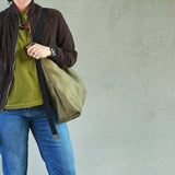 Borsa MOU in tessuto scamosciato rosso – tracolla regolabile, uso a spalla e crossbody (Copia)