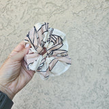 Scrunchie artigianale in cotone – elastico per capelli fatto a mano