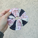 Scrunchie artigianale in cotone – elastico per capelli fatto a mano