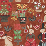 Cover imbottita per pc o tablet “Tulipani in festa” – su misura – Hockety Pockety