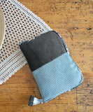 Organizer A5 in velluto, custodia con tasche per quaderno e accessori