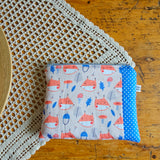 Pochette artigianale patchwork in cotone – realizzata con ritagli di stoffa | fatto a mano