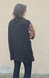 Kimono in viscosa di cotone leggerissima, fantasia Barocco Dorato